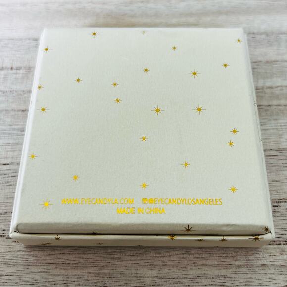 New Eye Candy LA Sidra Peacock Feather Earrings - Picture 5 of 5